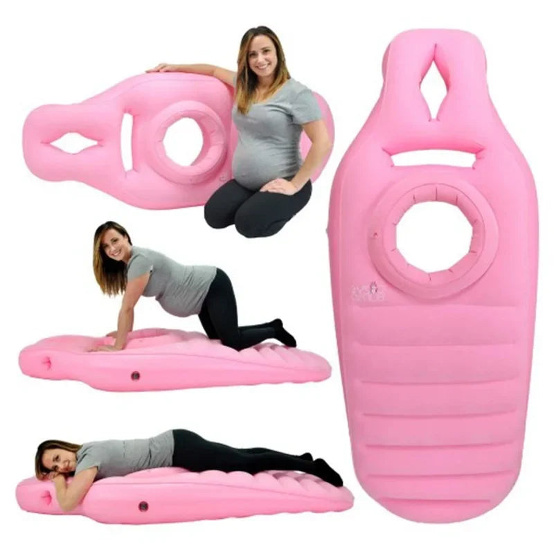 Inflatable Pregnancy Pillow and Yoga Mat