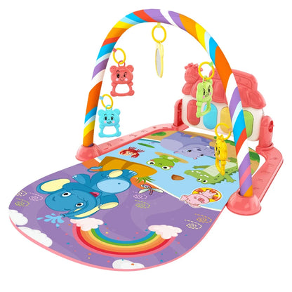 A play mat musical with pedal piano for baby