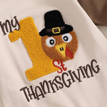 Baby Boy  Romper Casual Turkey Outfit