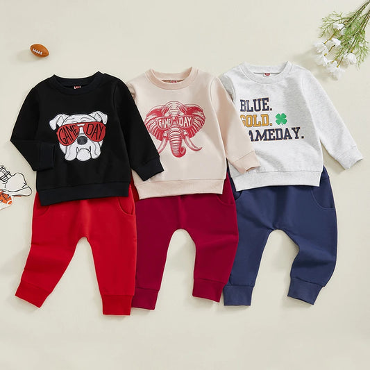 Toddler Baby Boy Rugby Outfit Set