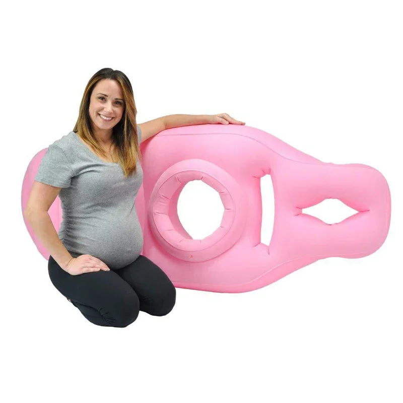 Inflatable Pregnancy Pillow and Yoga Mat