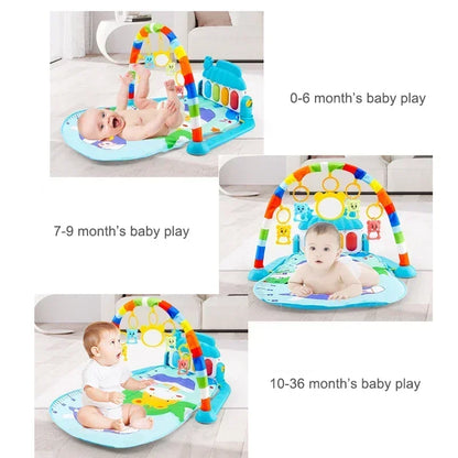 A play mat musical with pedal piano for baby