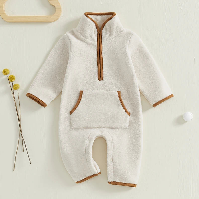 Baby Boys Fleece Romper